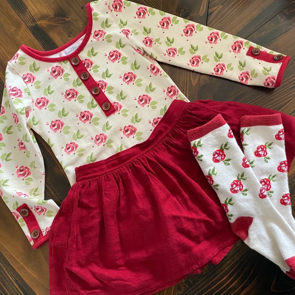Sweethoney outfit skirt bodysuit socks